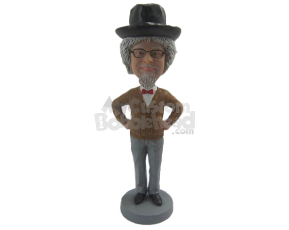 Custom Bobblehead Handsome Gentleman In Classic Sweater - Leisure & Casual Casual Males Personalized Bobblehead & Cake Topper Custom Bobblehead Handsome Gentleman In Classic Sweater - Leisure & Casual Casual Males Personalized Bobblehead & Cake Topper